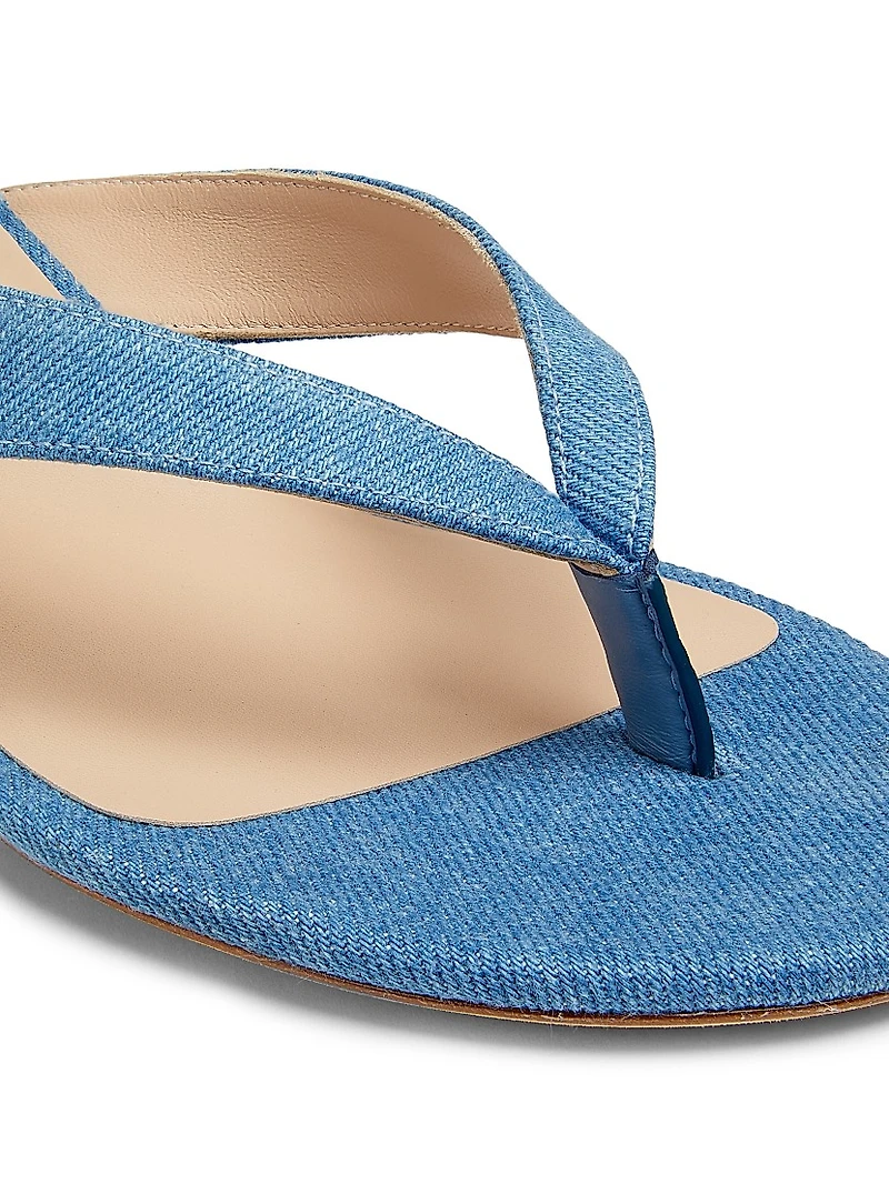 Rio Sleek 35MM Denim Sandals