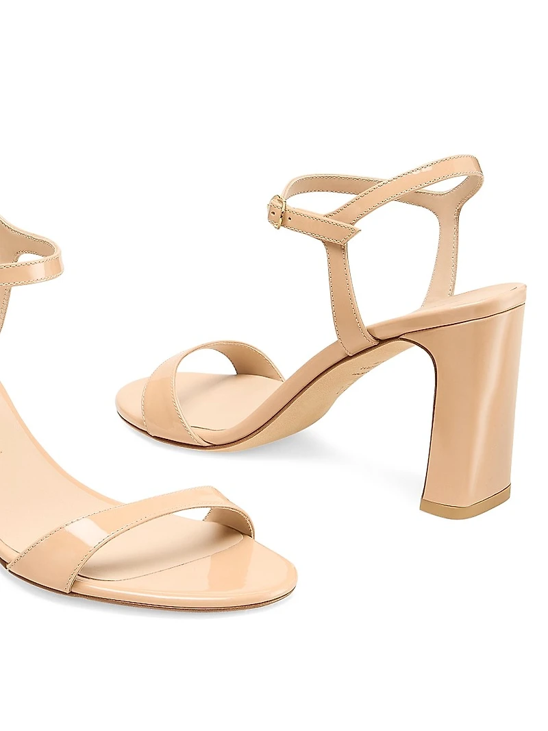 Babette 85MM Patent Leather Sandals