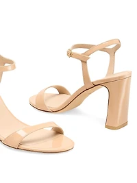 Babette 85MM Patent Leather Sandals