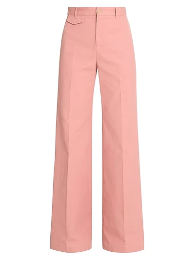 Woven Cotton Trousers