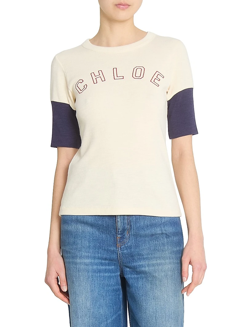 Colorblocked Logo T-Shirt