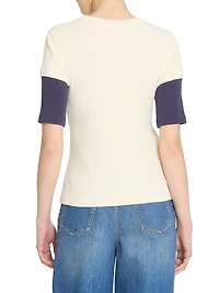 Colorblocked Logo T-Shirt