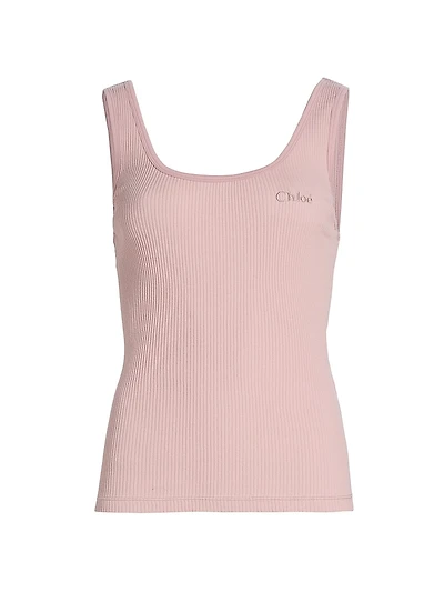 Rib-Knit Cotton Tank