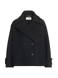 Wool Double-Breasted Coat