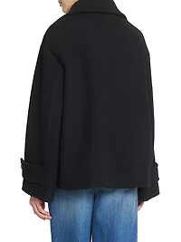 Wool Double-Breasted Coat