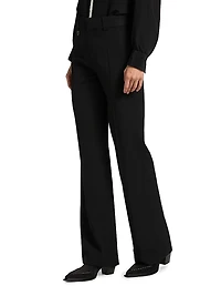 Wool Wide-Leg Trousers