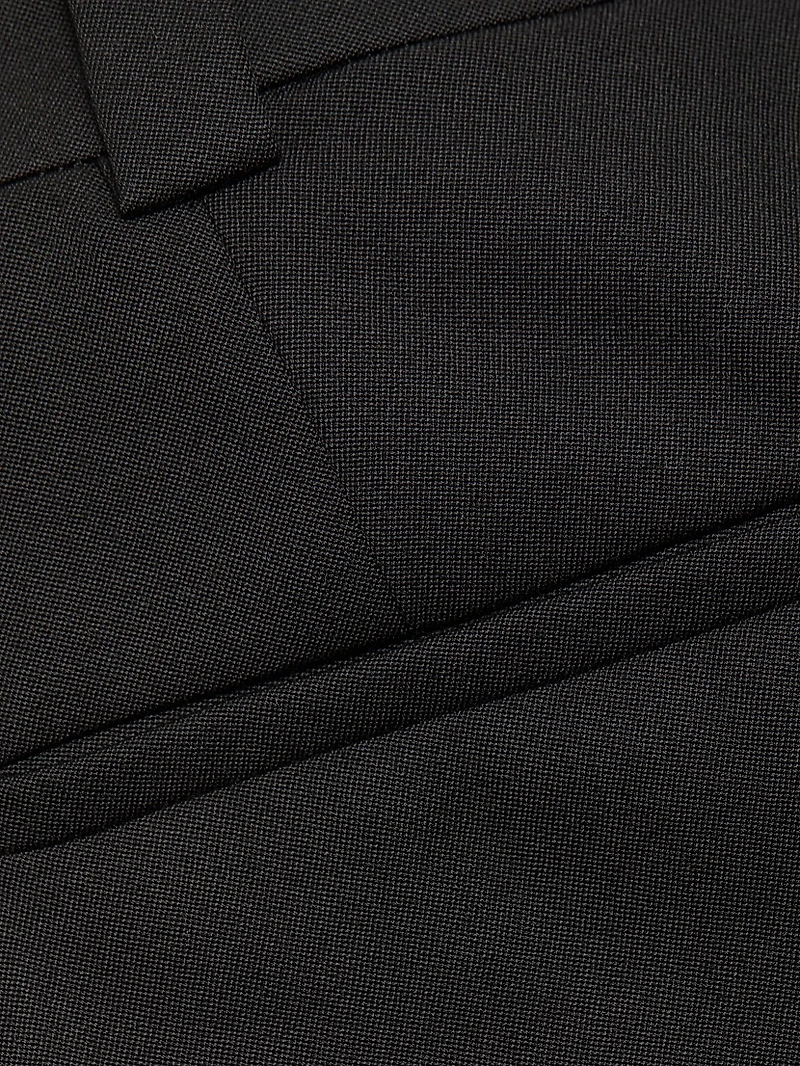 Wool Wide-Leg Trousers