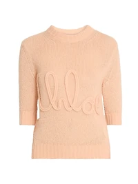 Logo Wool-Silk Sweater