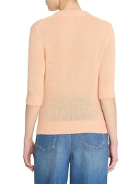 Logo Wool-Silk Sweater