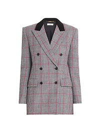 Tailored Wool Double-Breasted Jacket