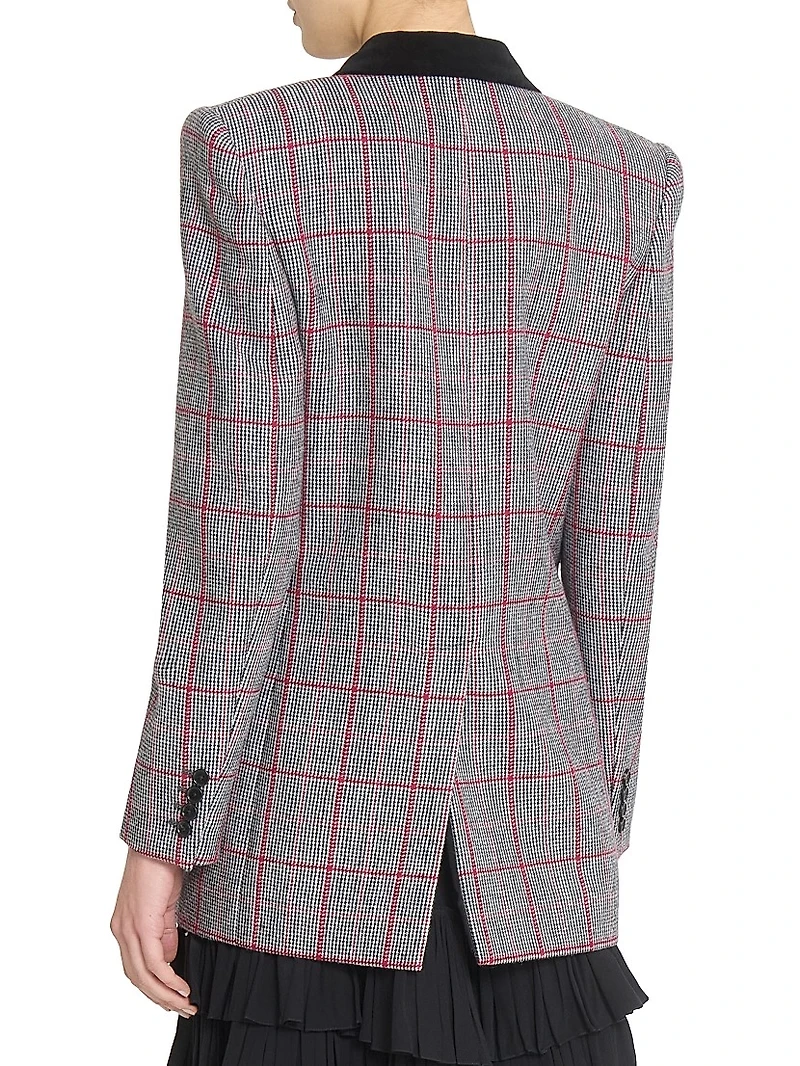 Tailored Wool Double-Breasted Jacket