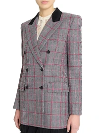 Tailored Wool Double-Breasted Jacket