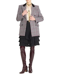 Tailored Wool Double-Breasted Jacket