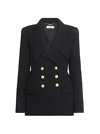 Wool Double-Breasted Jacket