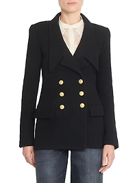 Wool Double-Breasted Jacket