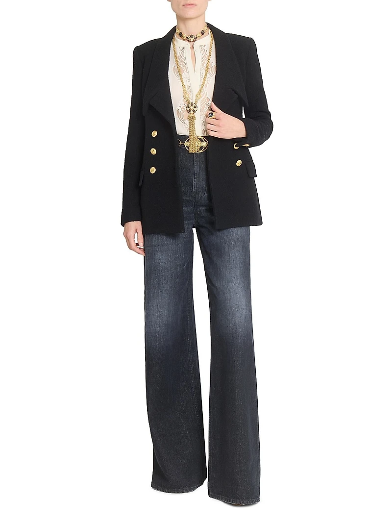 Wool Double-Breasted Jacket