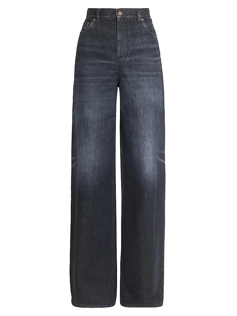 High-Rise Wide-Leg Jeans