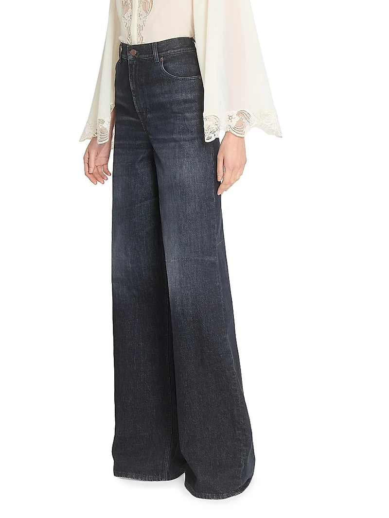 High-Rise Wide-Leg Jeans