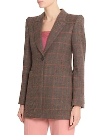 VE53 Glen Check Wool Jacket