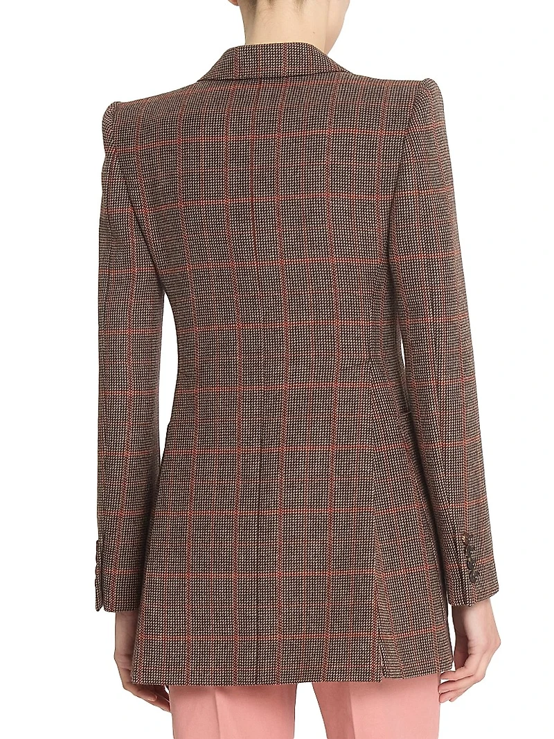 VE53 Glen Check Wool Jacket