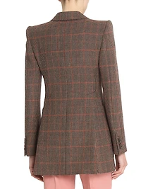 VE53 Glen Check Wool Jacket