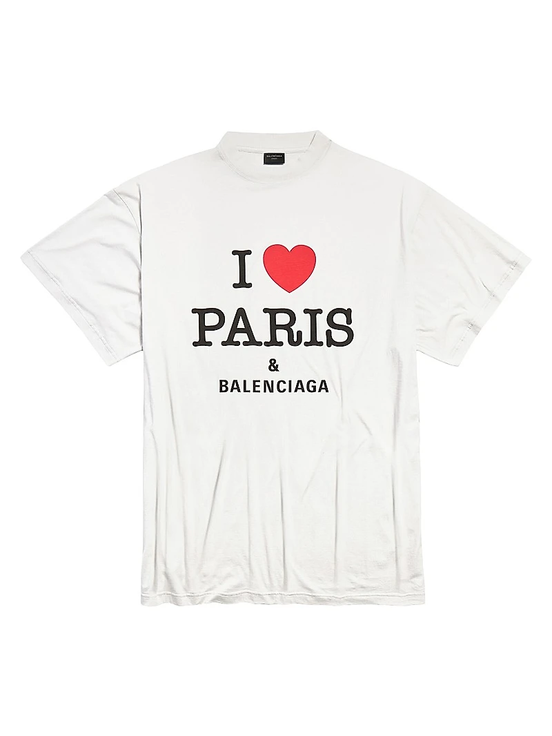 I Love Paris Oversized T-Shirt