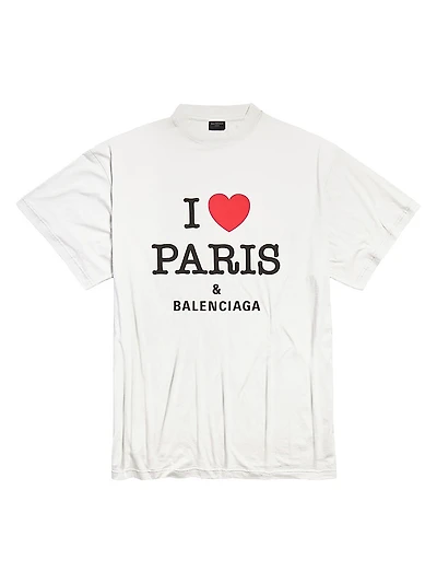 I Love Paris Oversized T-Shirt