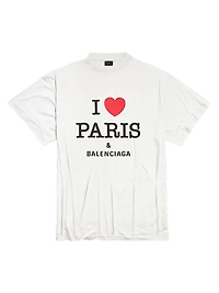 I Love Paris Oversized T-Shirt