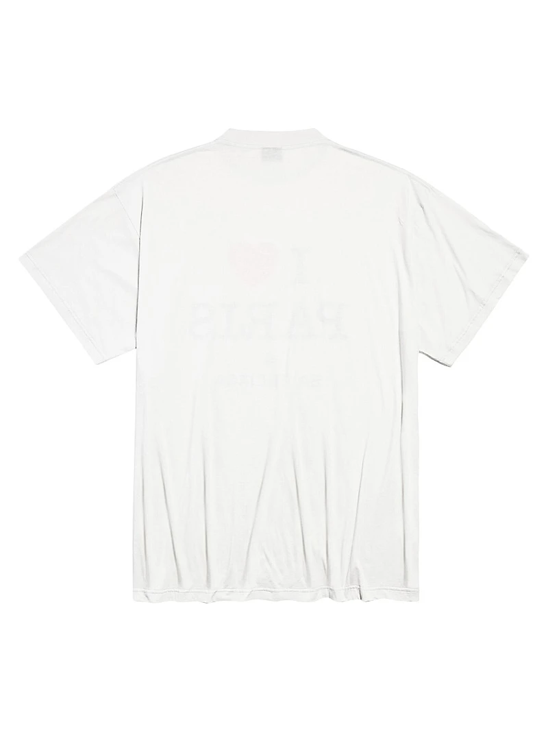 I Love Paris Oversized T-Shirt