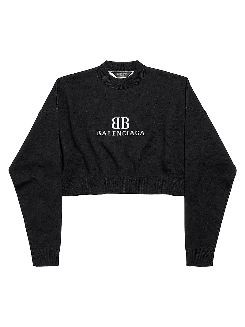 Cropped Crewneck T-Shirt