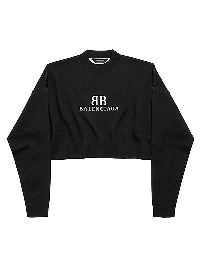 Cropped Crewneck T-Shirt