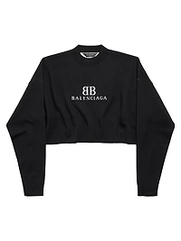 Cropped Crewneck T-Shirt