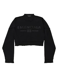 Cropped Crewneck Sweater