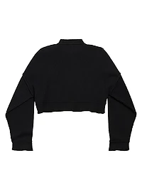 Cropped Crewneck Sweater