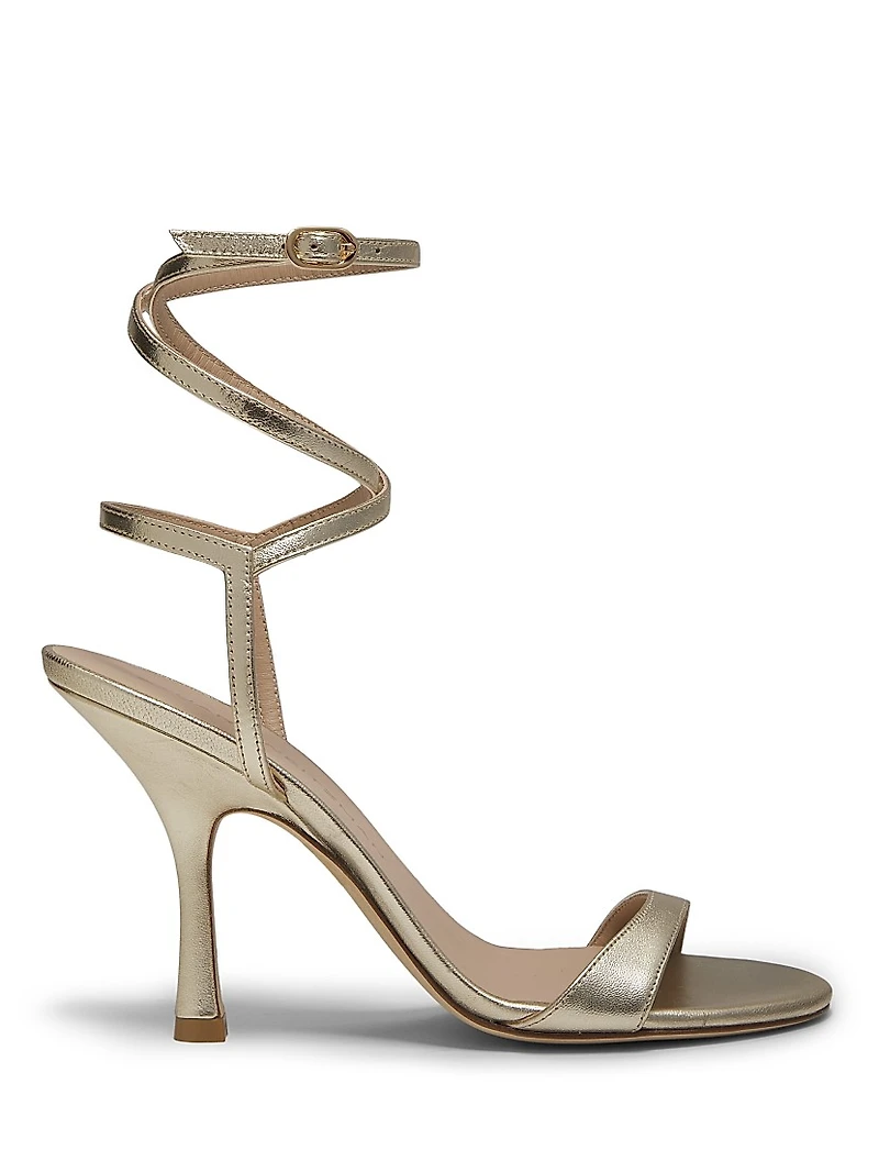 Nudist Wrap 100MM Leather Sandals