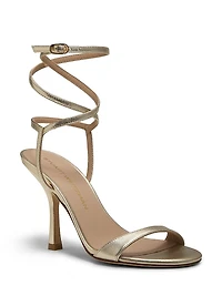 Nudist Wrap 100MM Leather Sandals