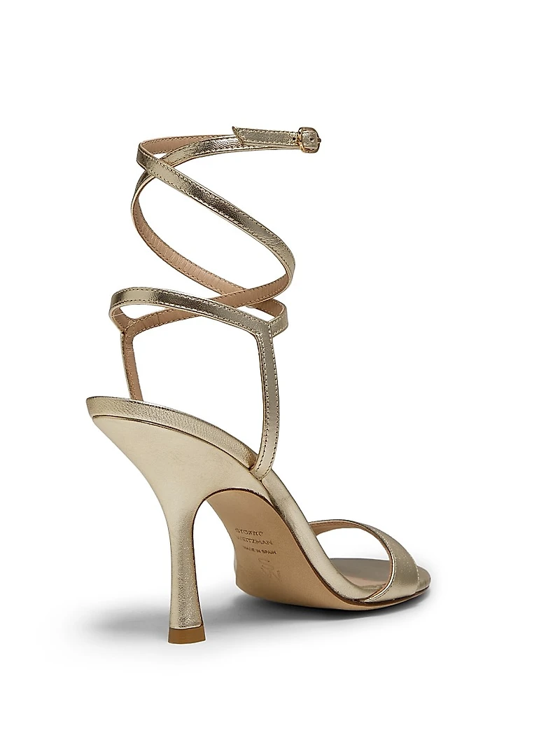 Nudist Wrap 100MM Leather Sandals