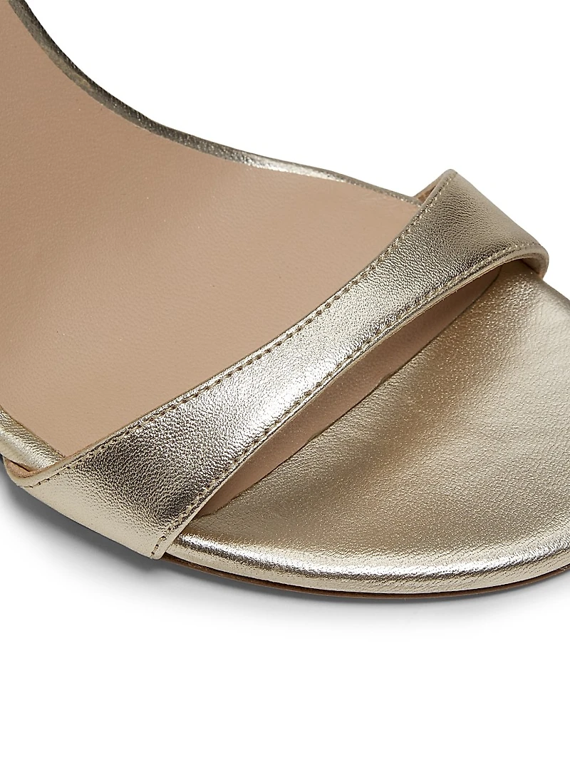 Nudist Wrap 100MM Leather Sandals