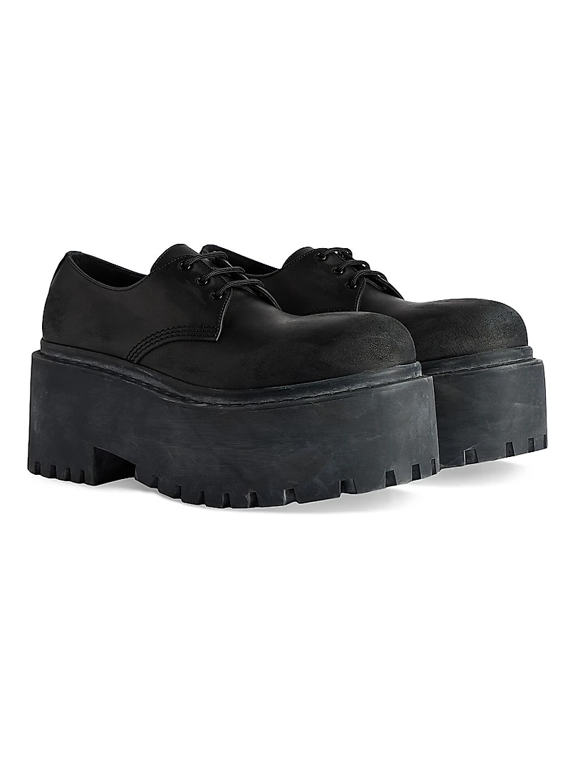 Strike Platform Derby Shoes