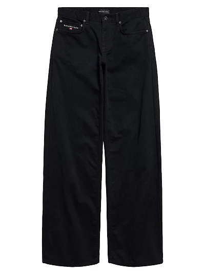 Wide Leg Baggy Jeans