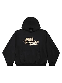 Hand Drawn Back Hoodie