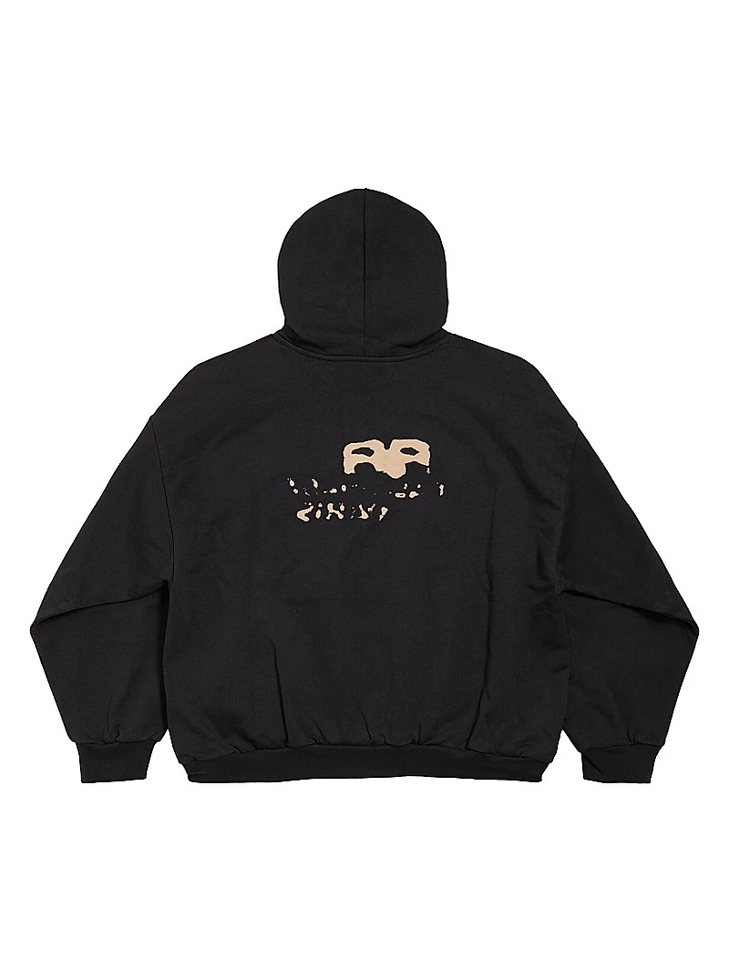 Hand Drawn Back Hoodie