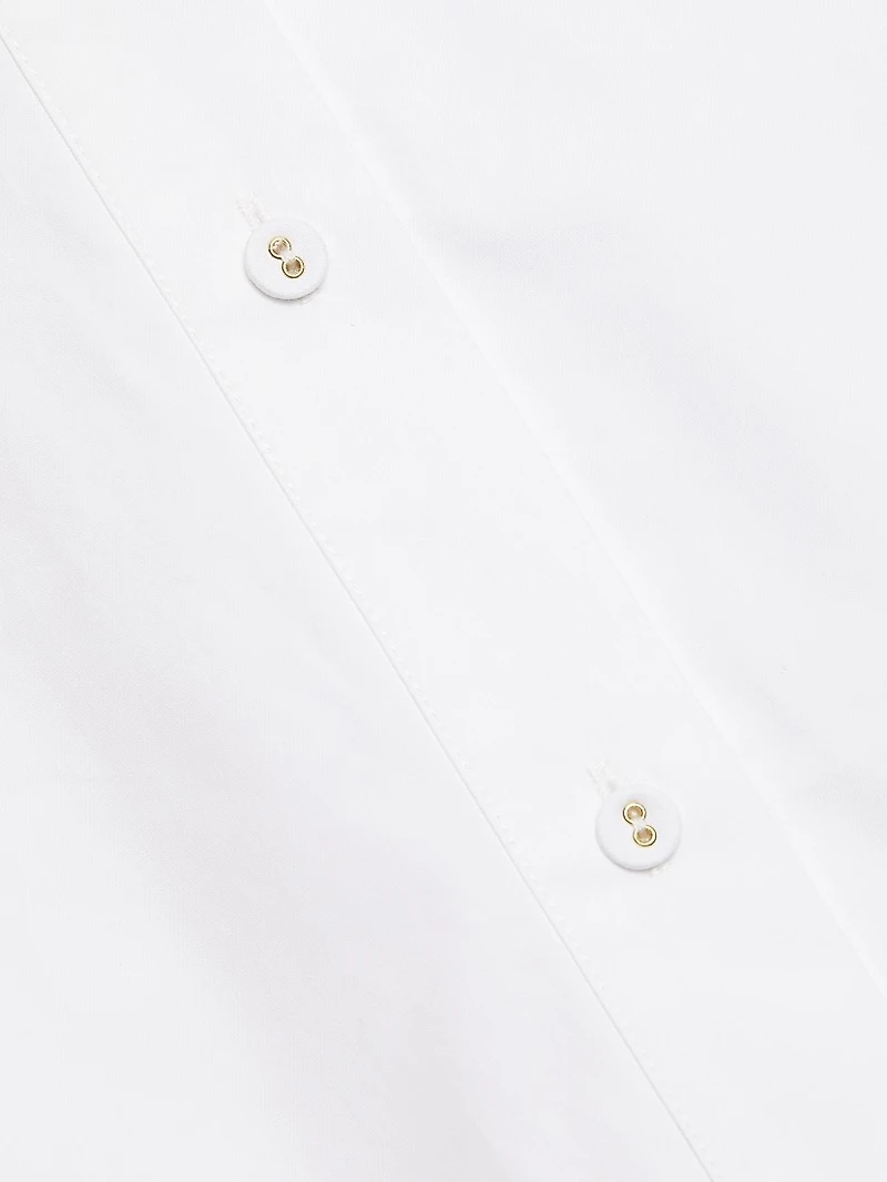 Harlow Bubble Hem Mini Shirtdress