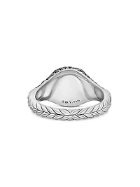 Chevron Pinky Ring 18K White Gold