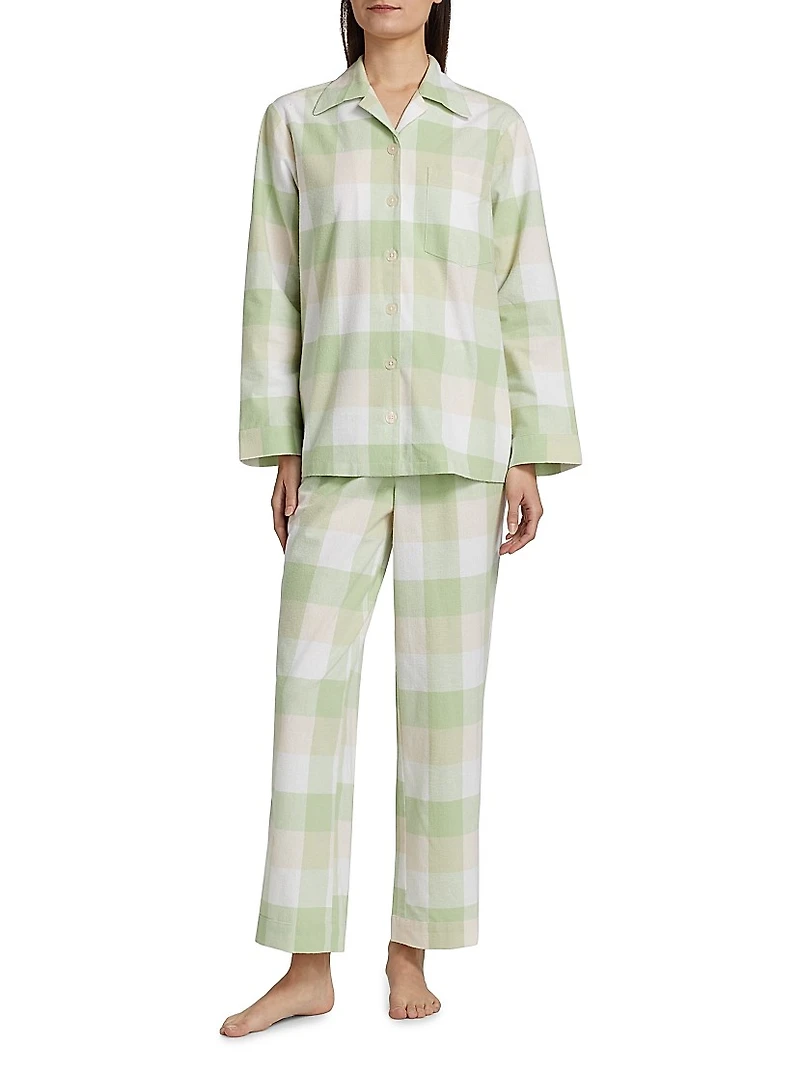 Plaid Cotton Pajamas