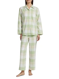 Plaid Cotton Pajamas