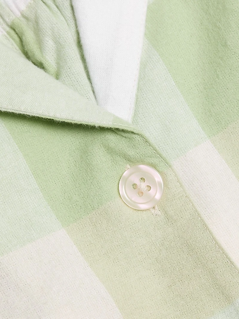 Plaid Cotton Pajamas