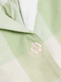 Plaid Cotton Pajamas