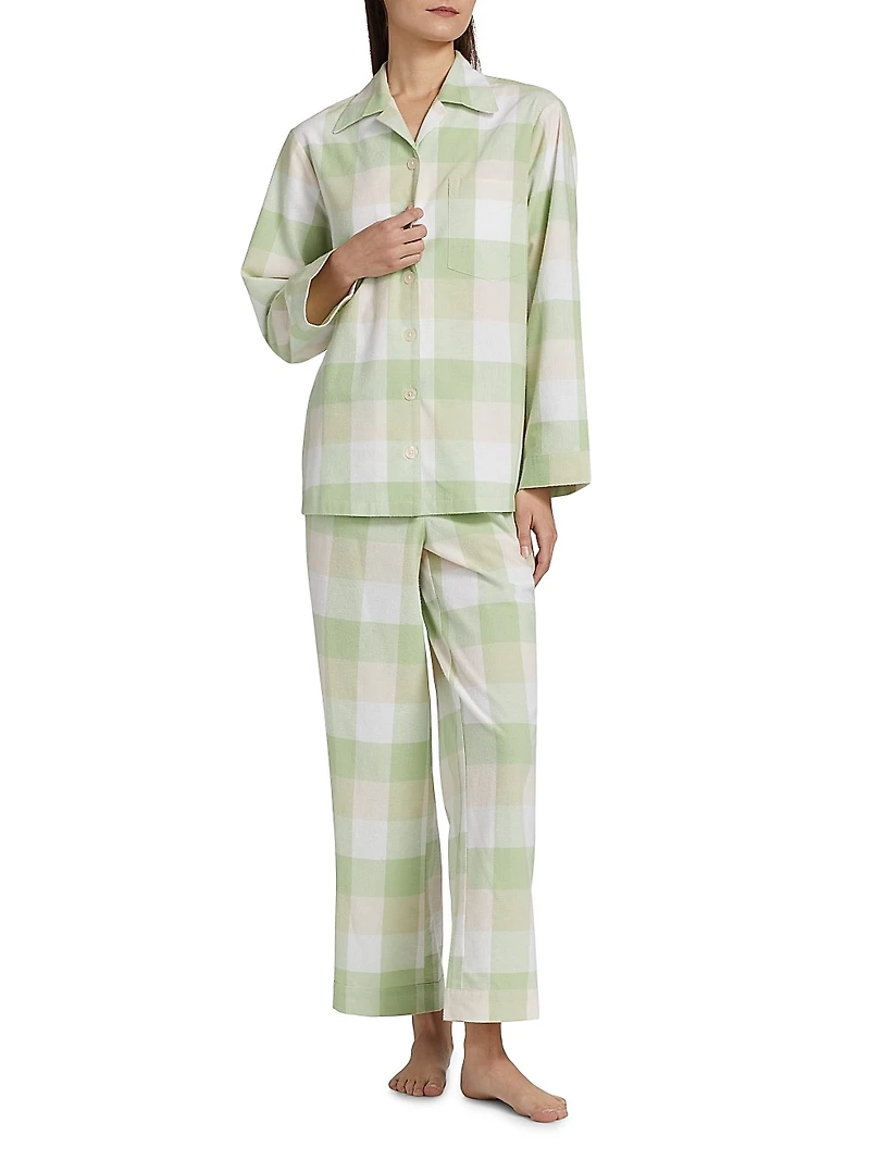 Plaid Cotton Pajamas