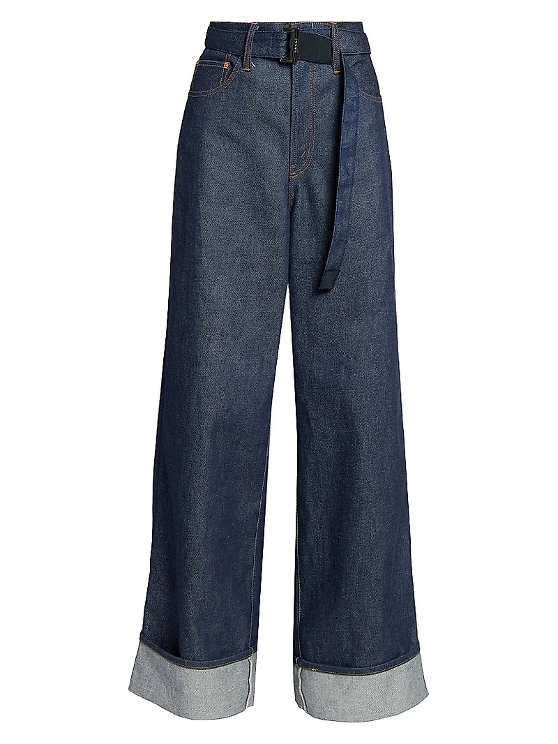 Levi's x Sacai Oversized Cuffed Jeans